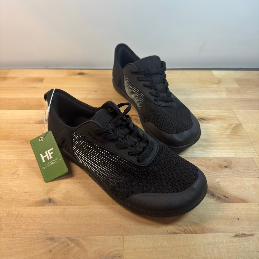 Hike Footwear Barefoot Sneakers Black White Mens 9-9.5 Womens 11-11.5 New